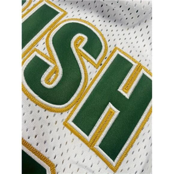 New St. Vincent-St. Mary Fighting Irish LeBron James Jersey - White/Green - Picture 4 of 7